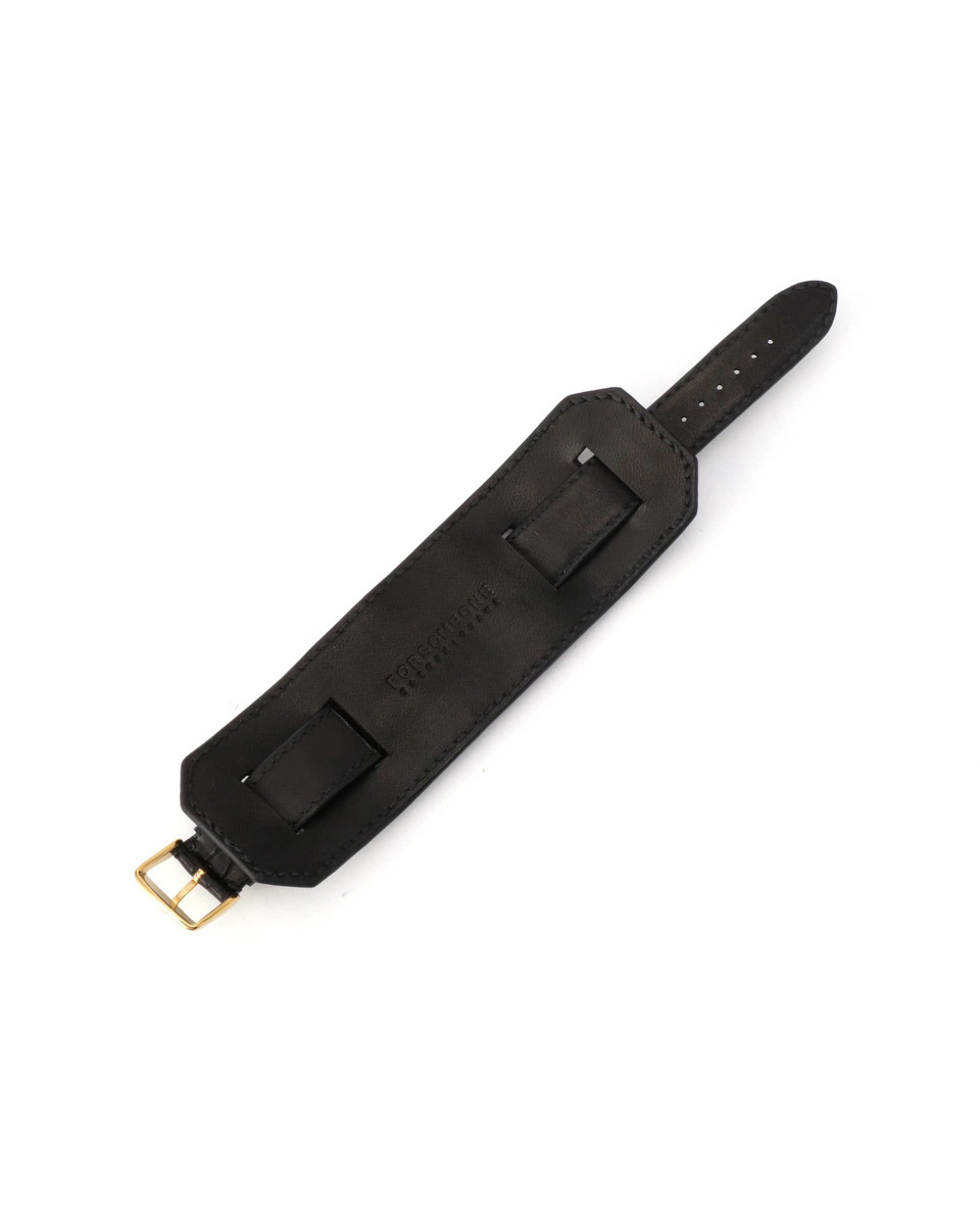 WATCH BAND CROCODILE 詳細画像 Black×Gold 4