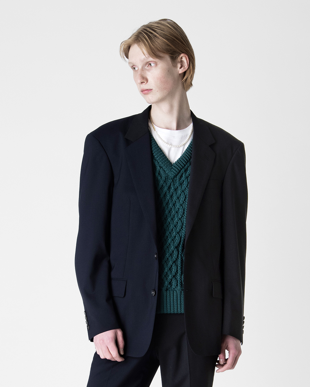 CONTRAST JACKET 詳細画像 C. Grey 2