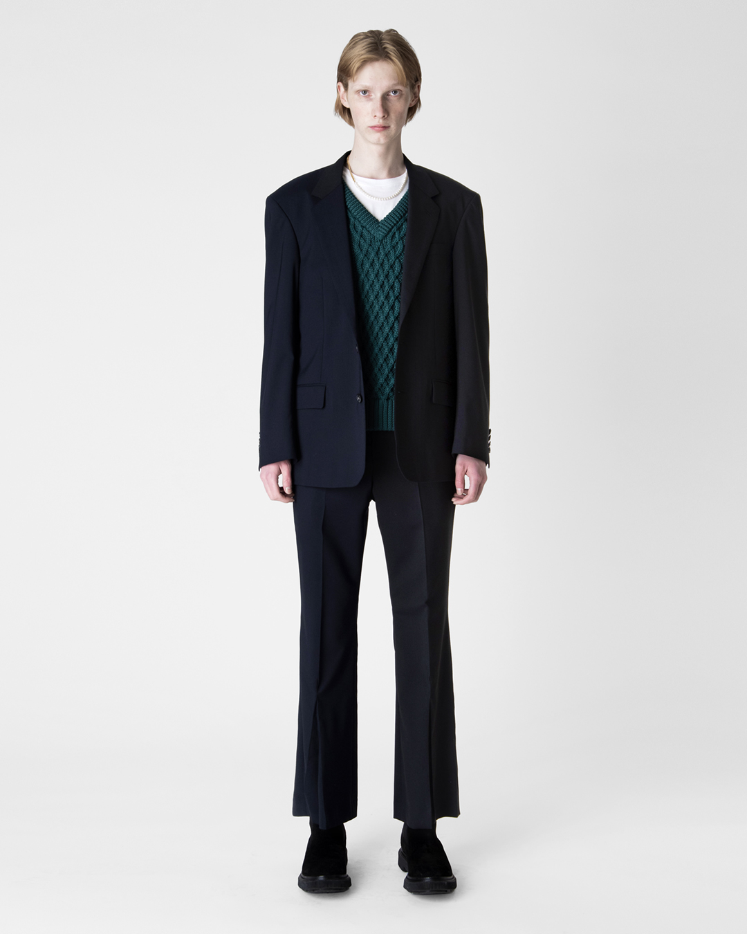 CONTRAST JACKET 詳細画像 C. Grey 3