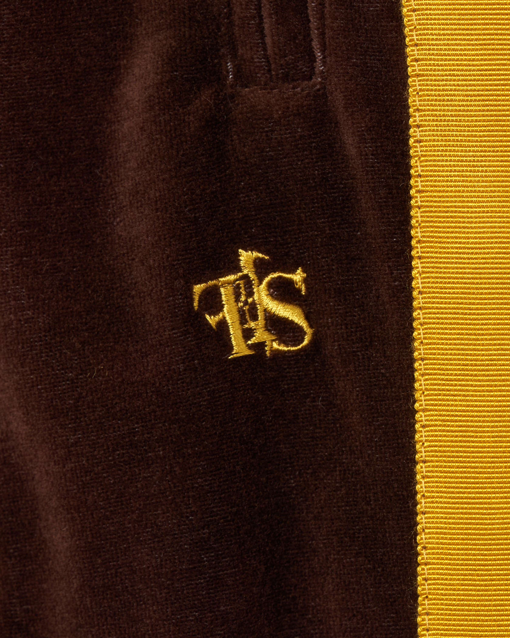 VELVET TRACK PANTS 詳細画像 Brown 14