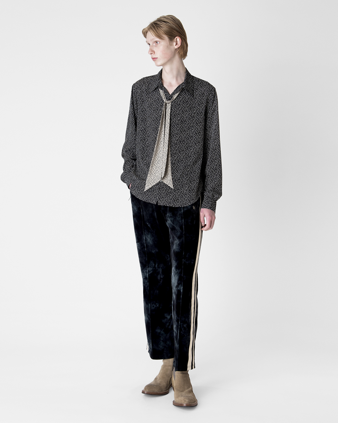 VELVET TRACK PANTS 詳細画像 Brown 3
