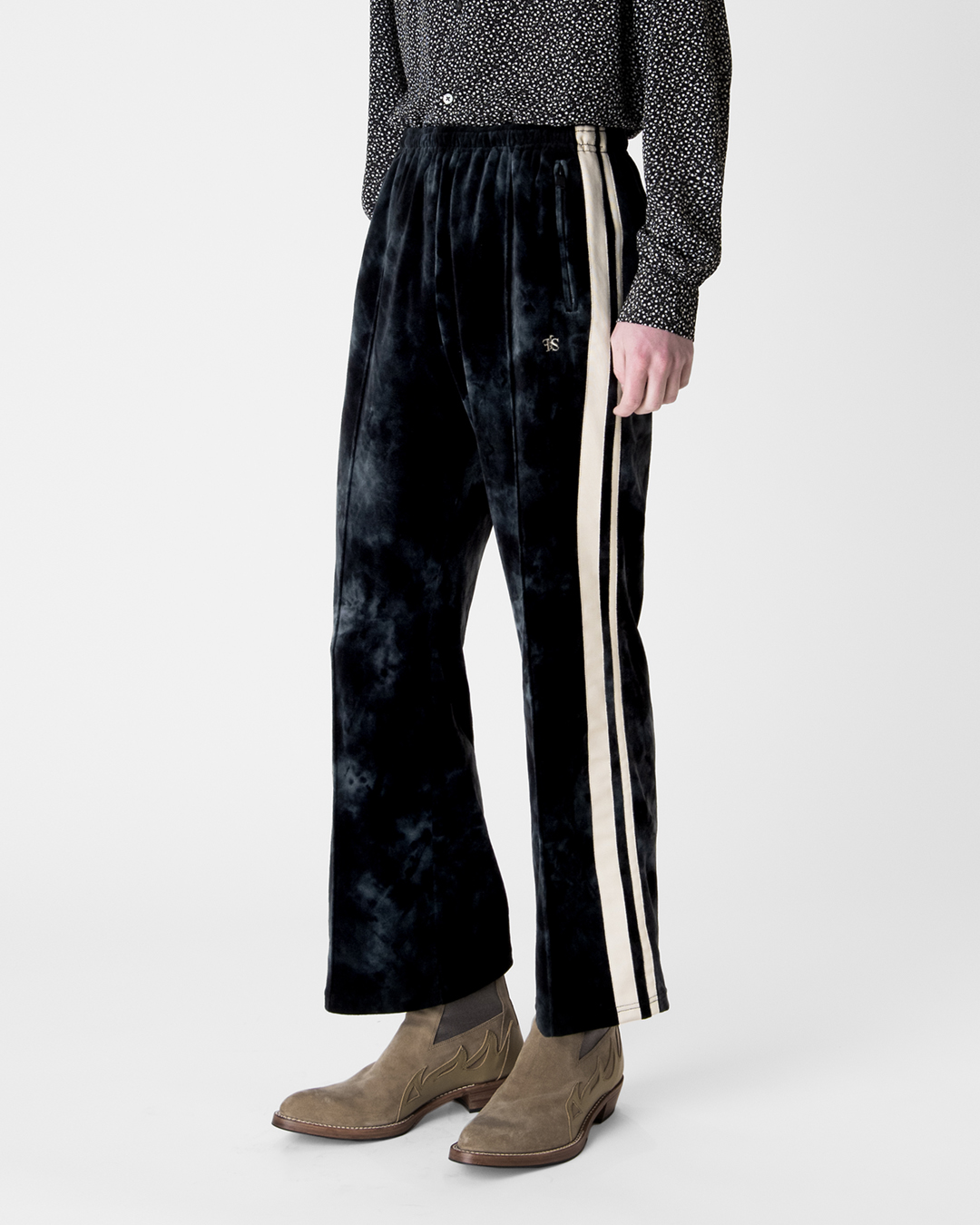 VELVET TRACK PANTS 詳細画像 Brown 4
