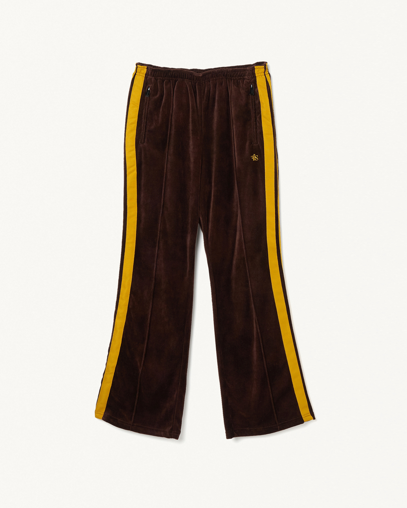 VELVET TRACK PANTS 詳細画像 Brown 9