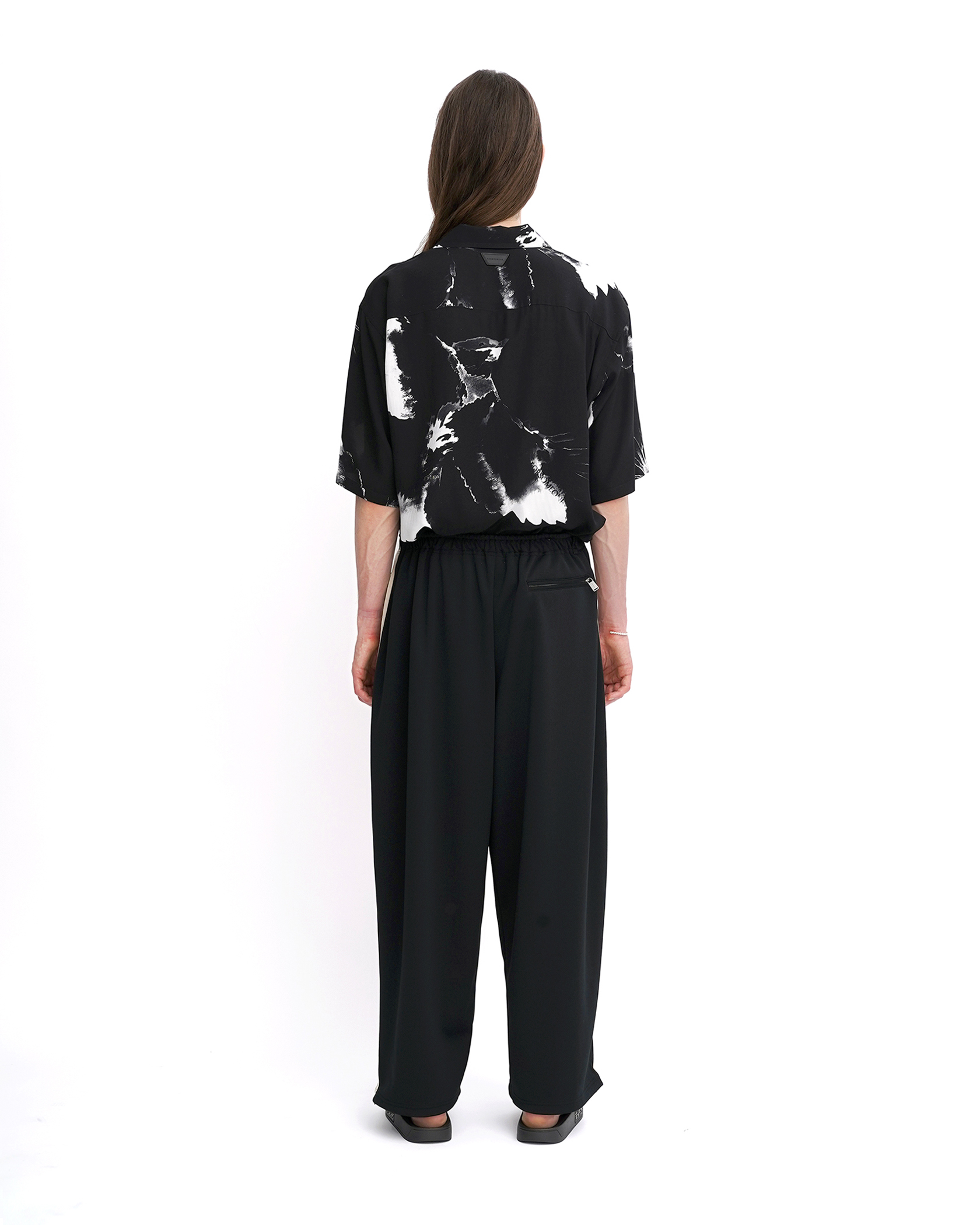 WIDE TRACK PANTS 詳細画像 Black 6
