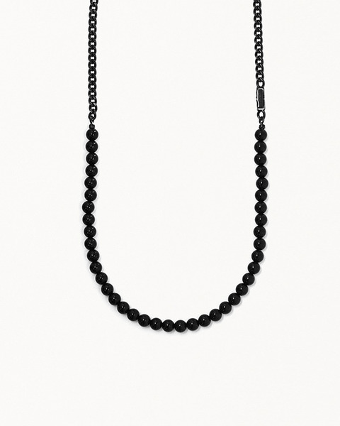 ONYX NECKLACE BLACK 詳細画像 Black 2