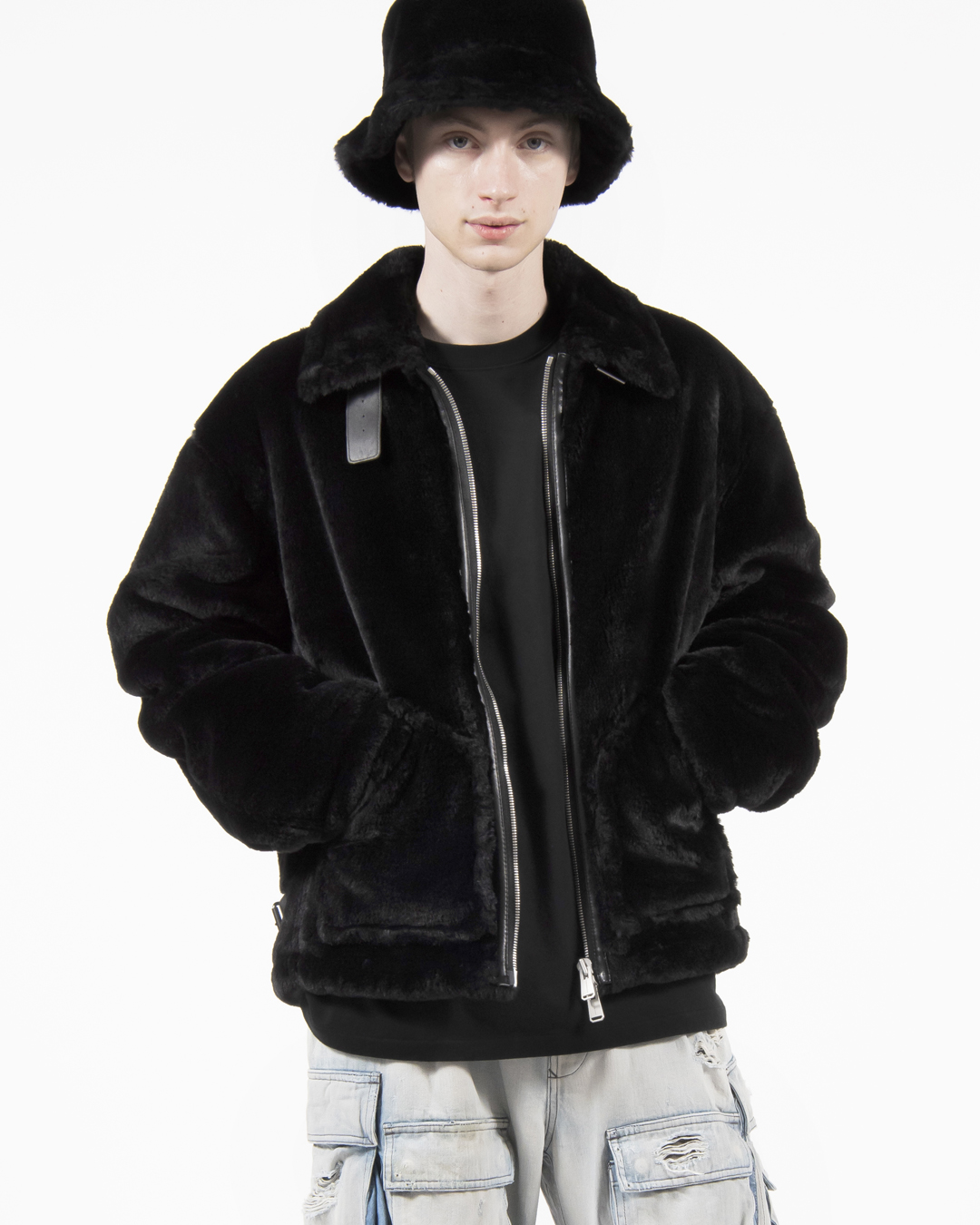 B6 FUR JACKET 詳細画像 Black 1