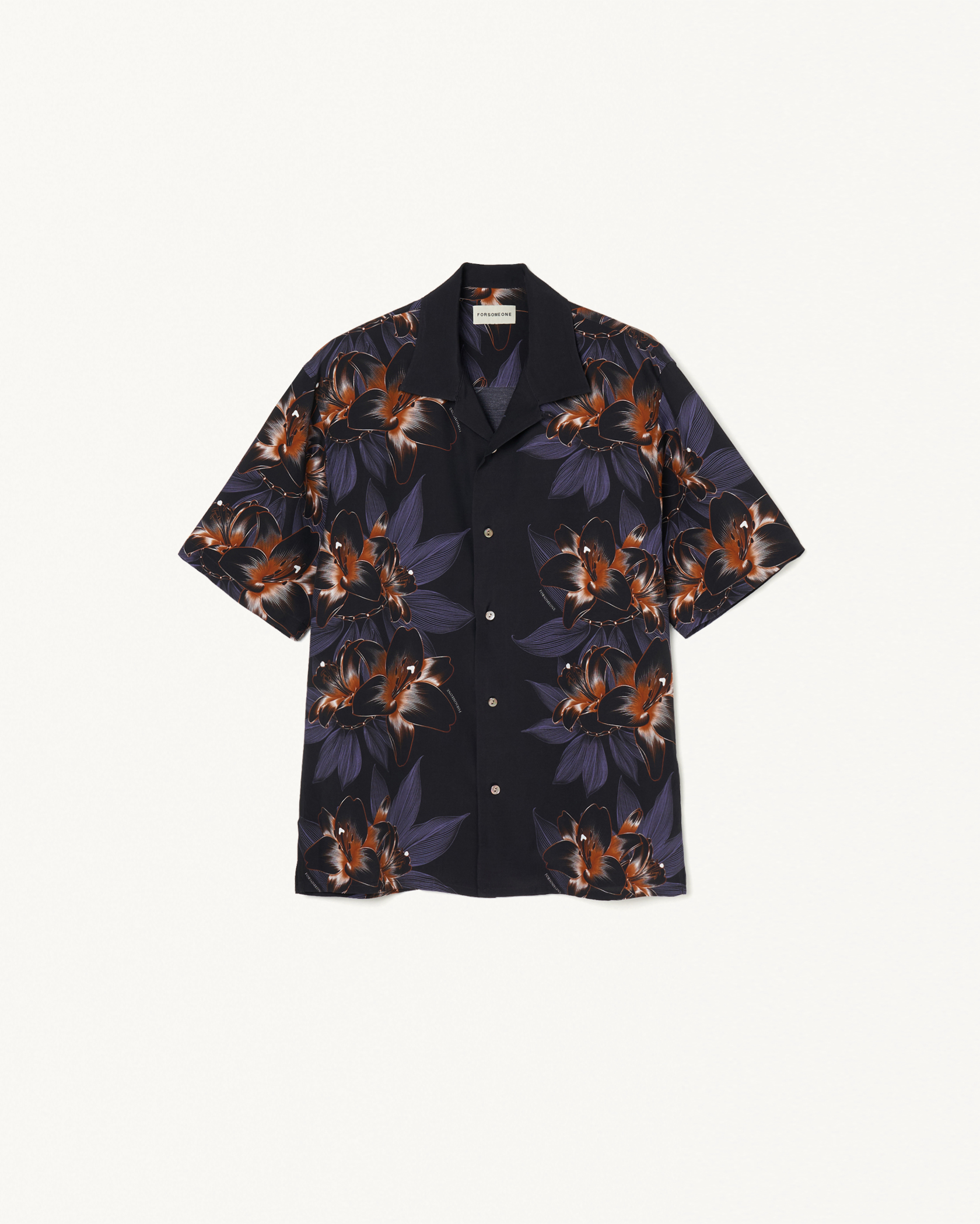 FLOWER RUDE SHIRT 詳細画像 Navy 1