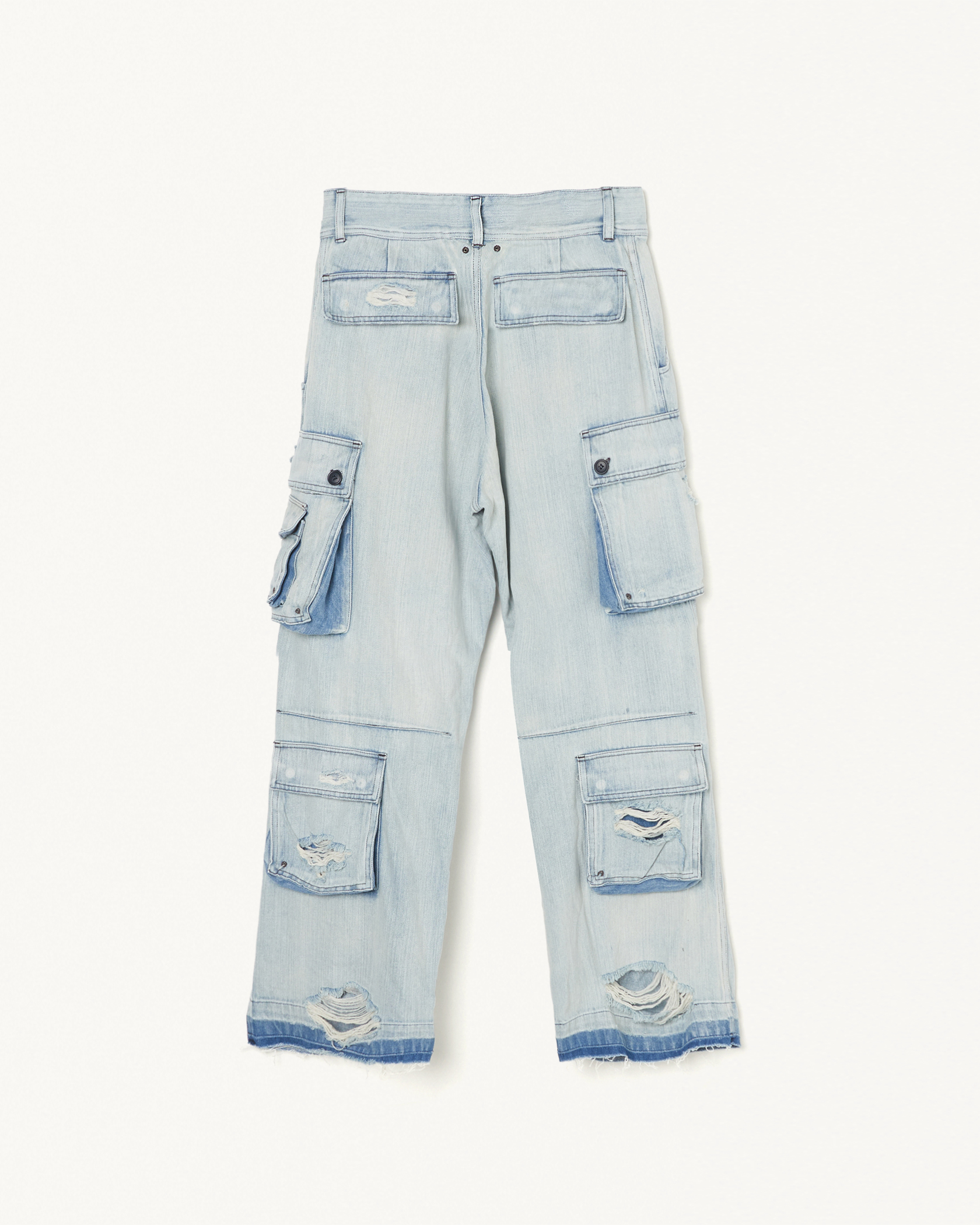 DAMAGE DENIM CARGO 詳細画像 Indigo 2