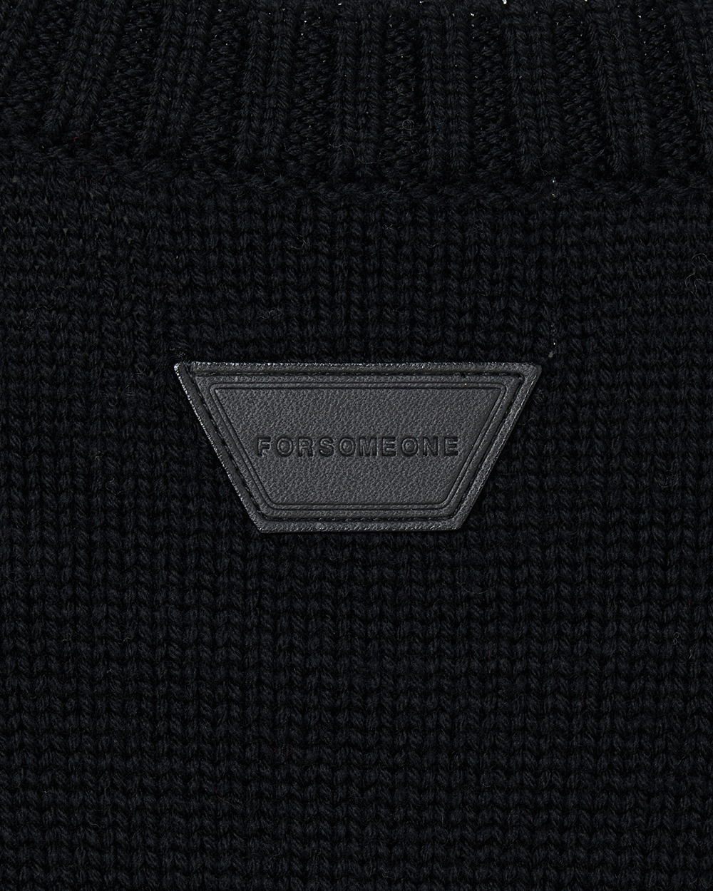 CHUNKY KNIT CREW 詳細画像 Black 15