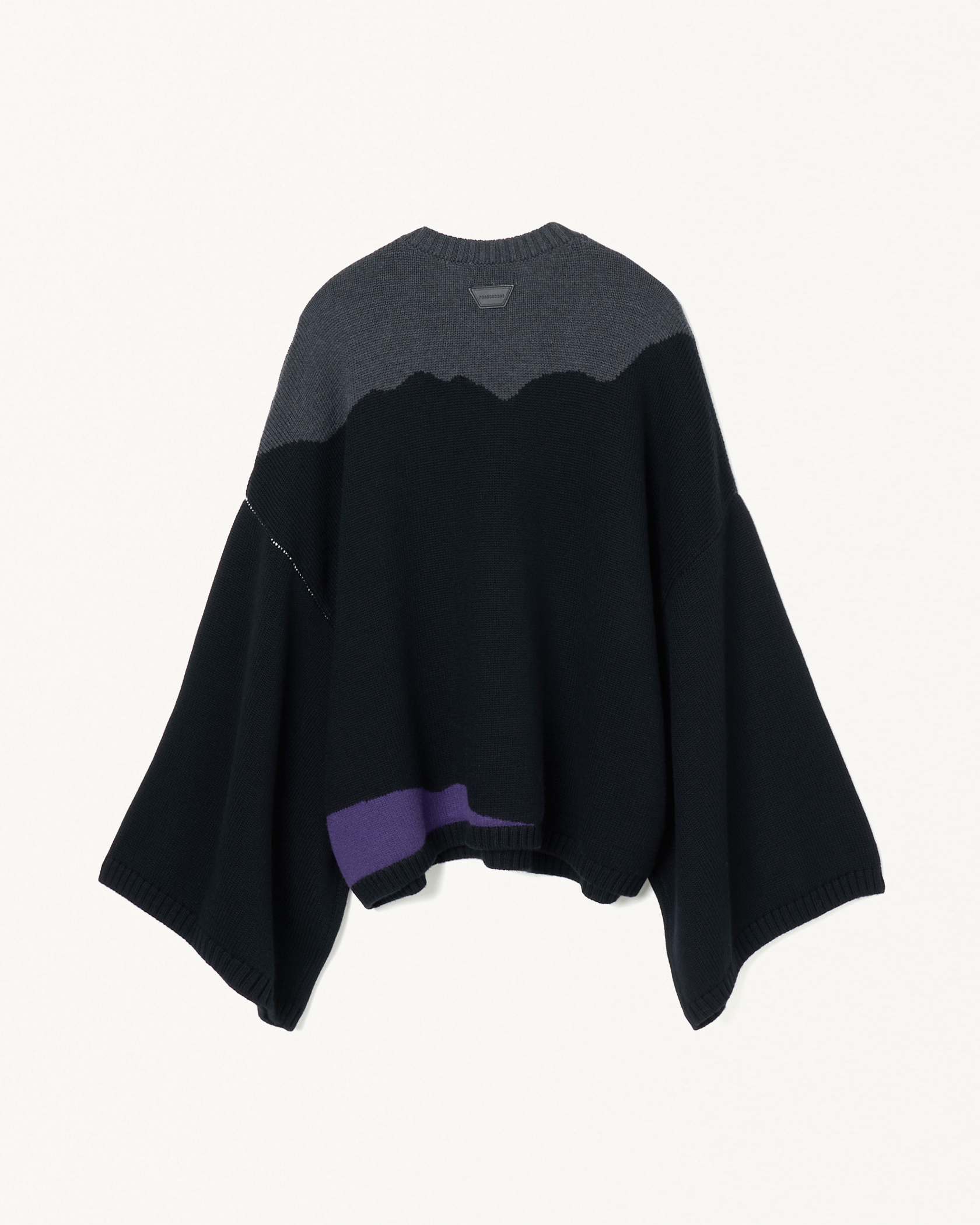 CHUNKY KNIT CREW 詳細画像 Black 2