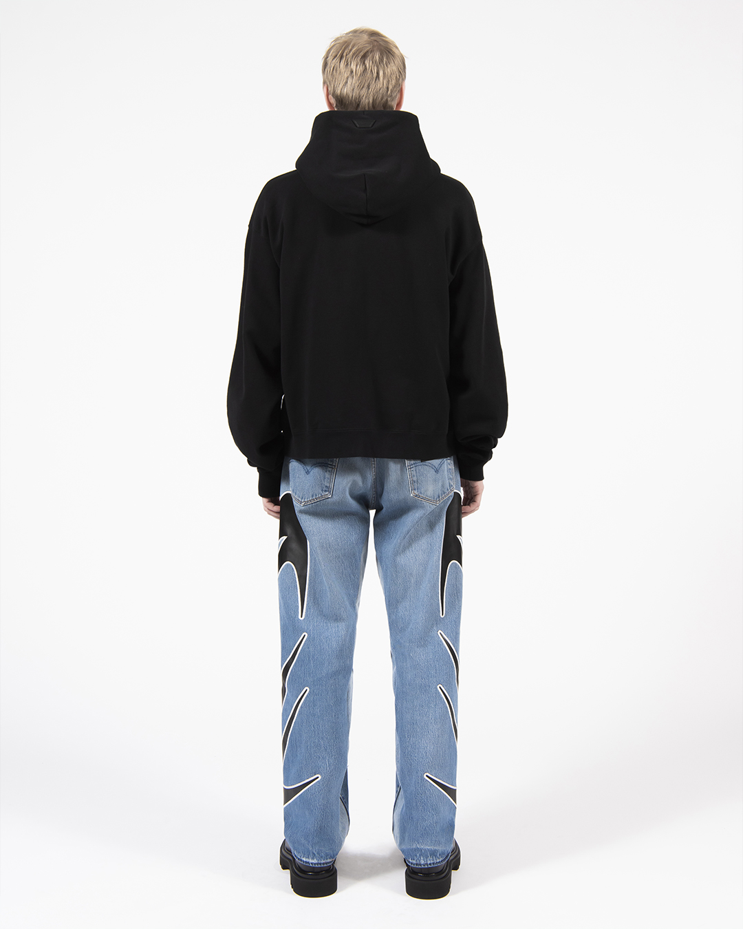SOLID ZIP HOODIE 詳細画像 Black 4