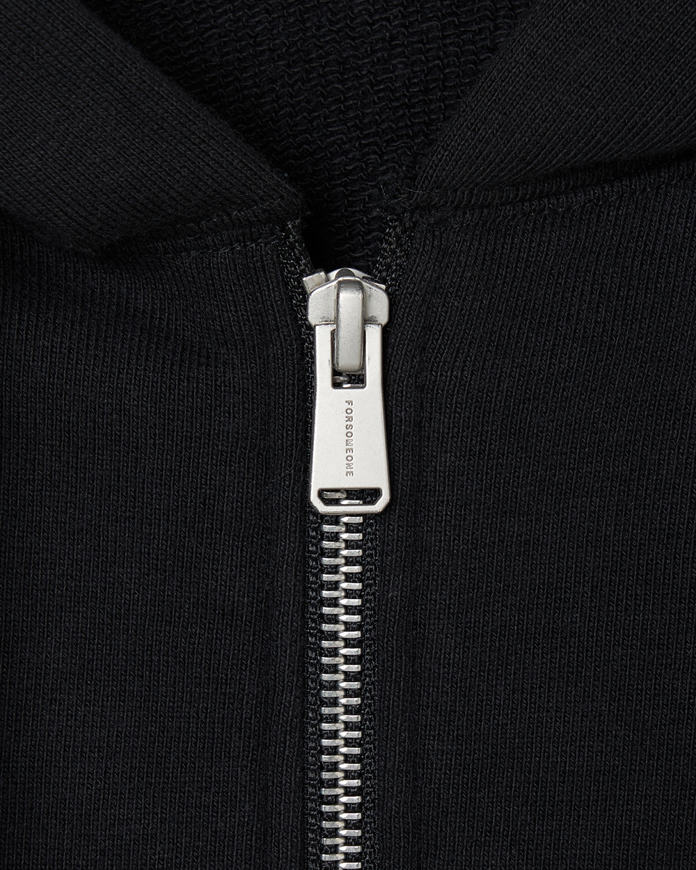 SOLID ZIP HOODIE 詳細画像 Black 8