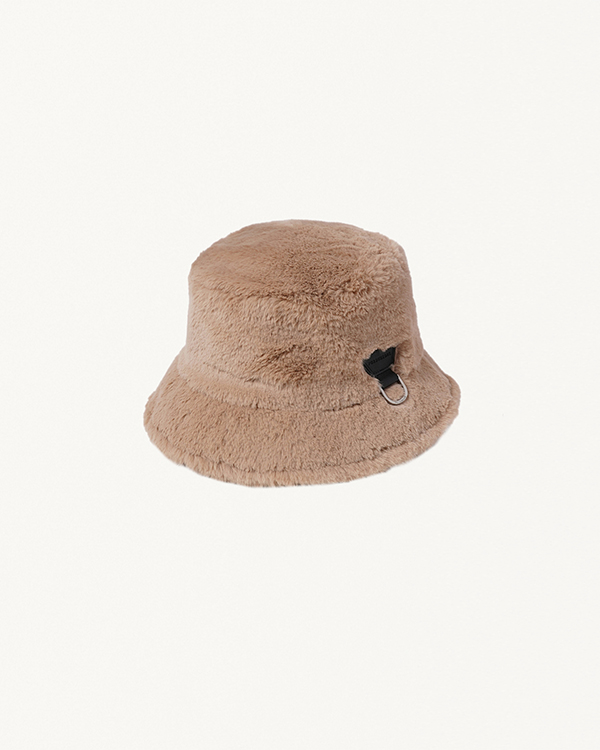 FUR BUCKET HAT