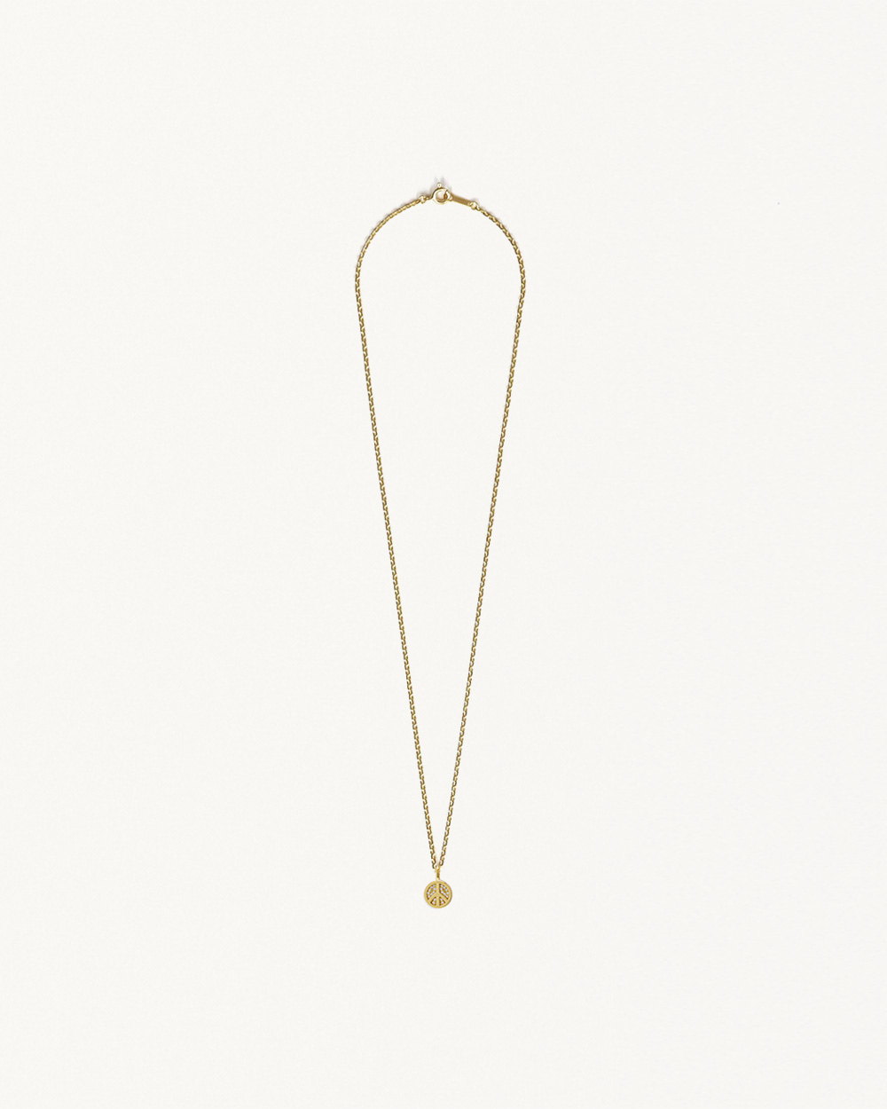 PEACE NECKLACE GOLD 詳細画像 Gold 3