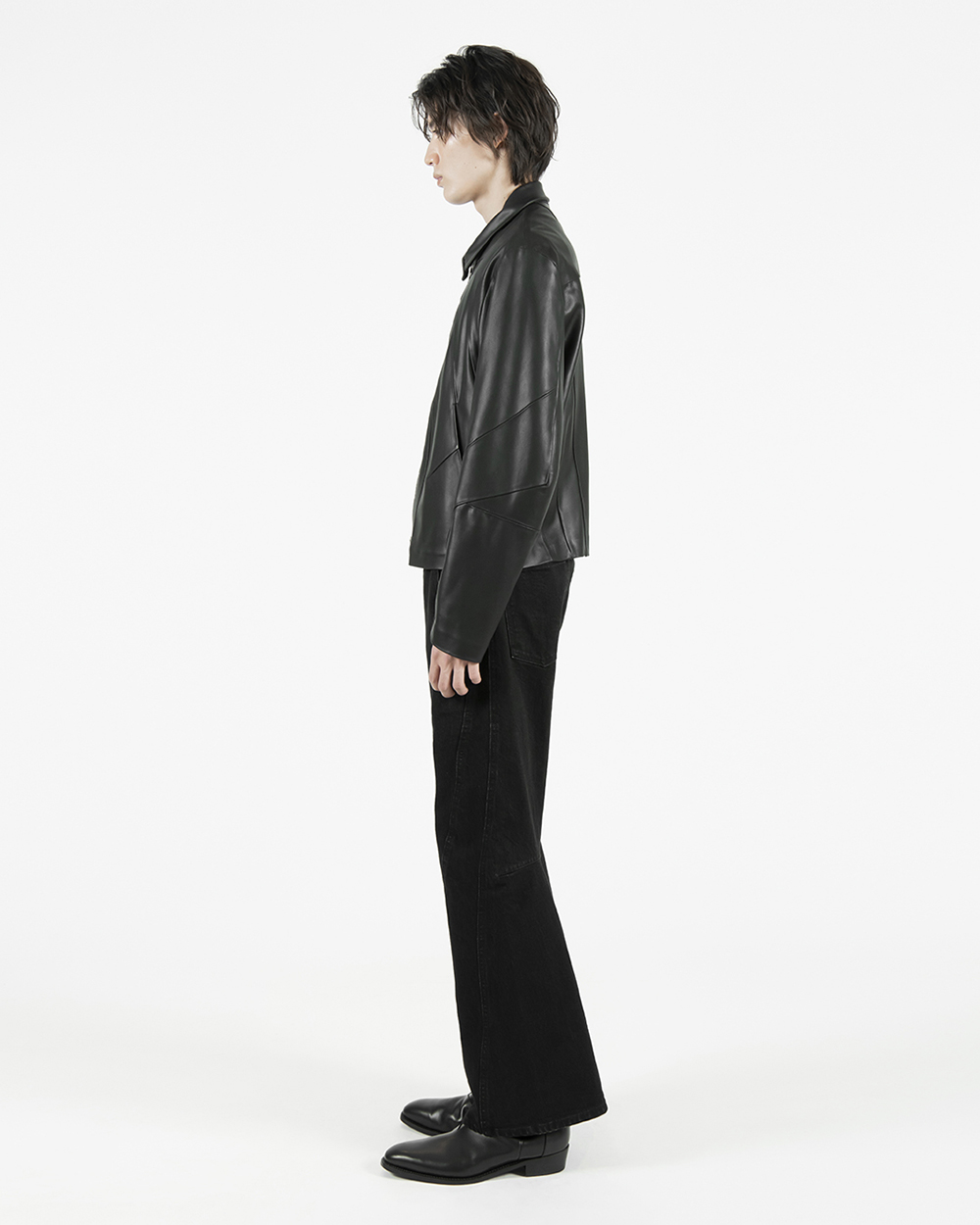 LIAM JKT LEATHER 詳細画像 Black 5