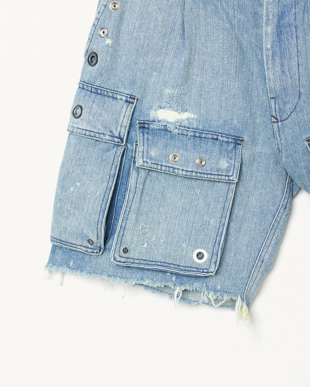 MULTI CARGO DENIM SHORTS 詳細画像 Indigo 12