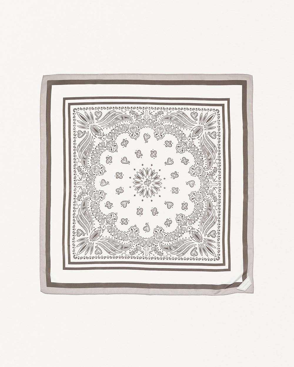 BND TEX SILK SCARF 詳細画像 Black 1
