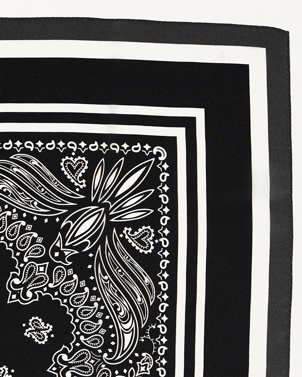 BND TEX SILK SCARF 詳細画像 Black 5