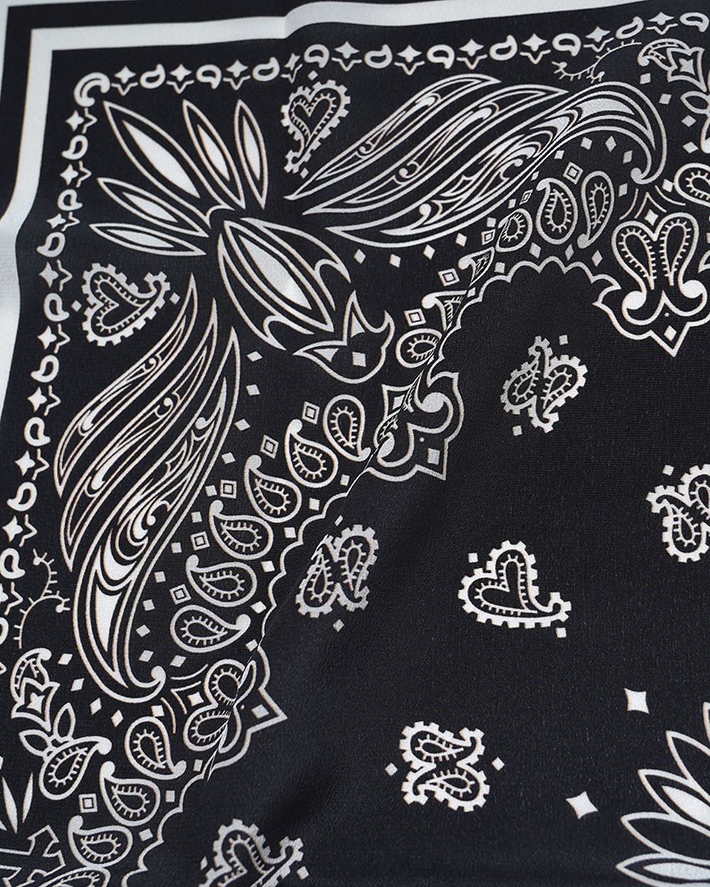 BND TEX SILK SCARF 詳細画像 Black 6