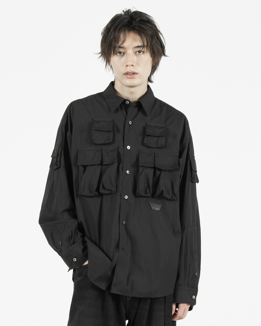 TACTICS SHIRT  FILROI 詳細画像 Black 3