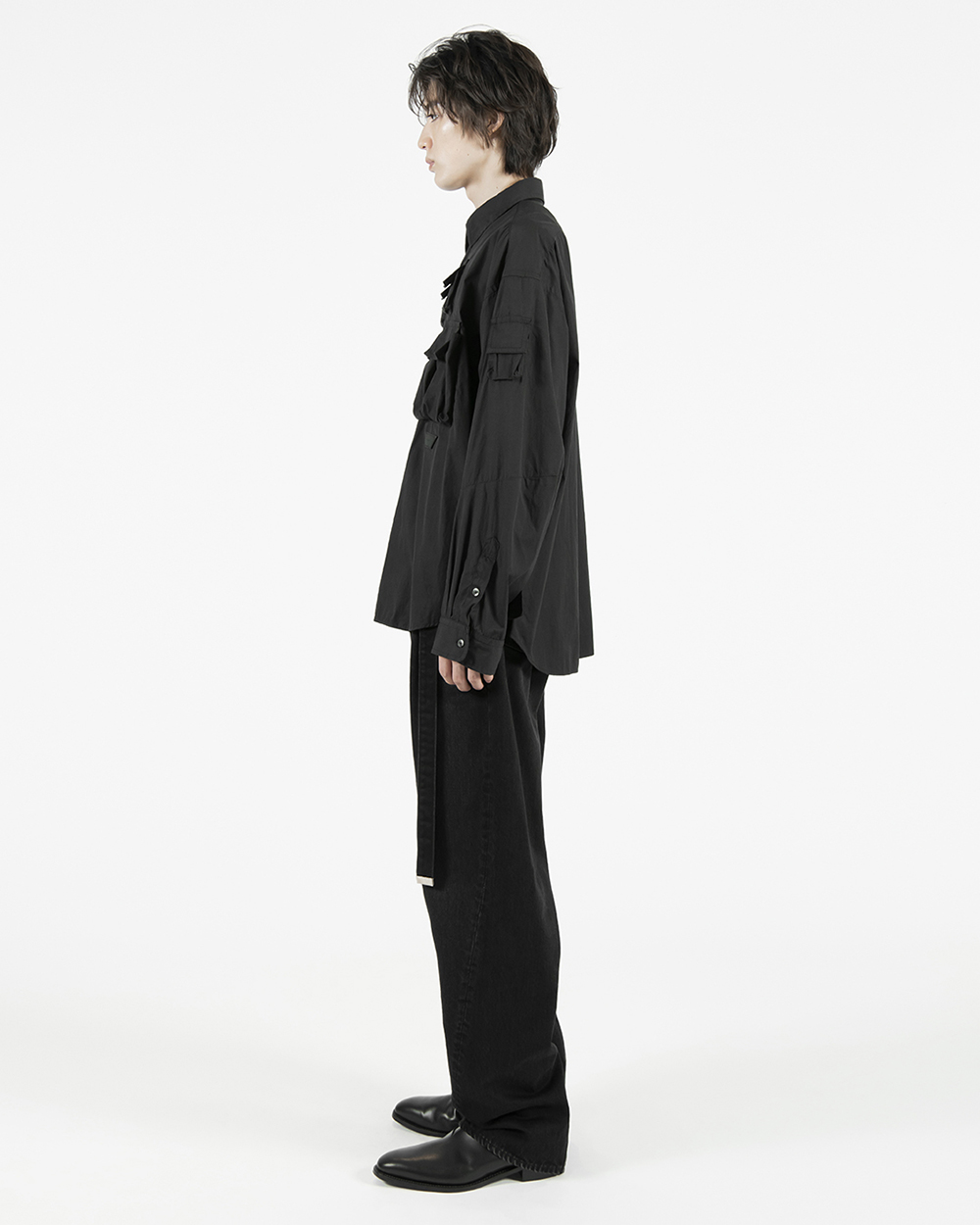 TACTICS SHIRT  FILROI 詳細画像 Black 6