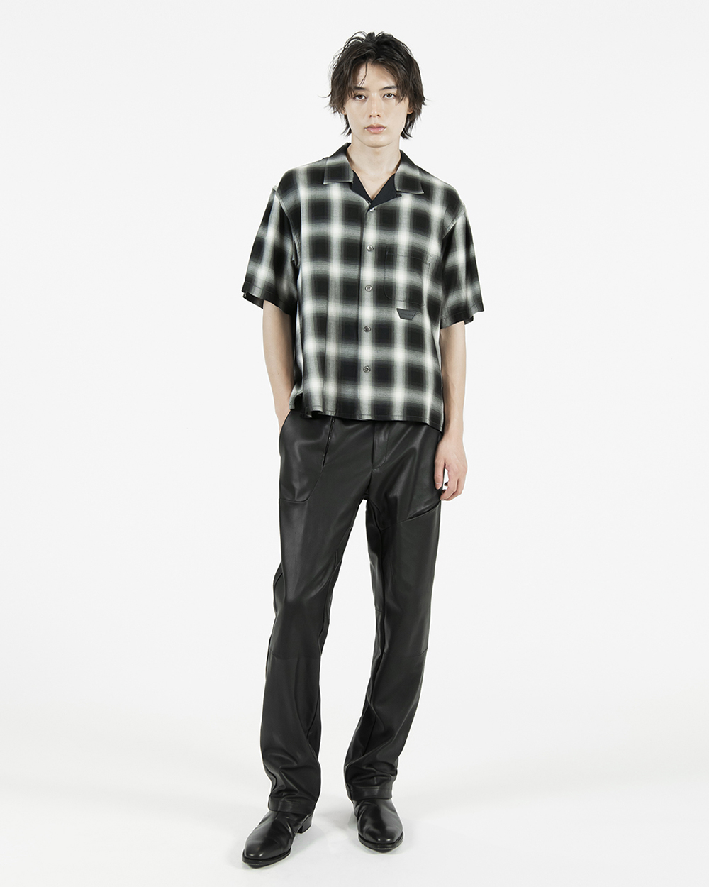 OMBRE SHIRT CR 詳細画像 Black 10