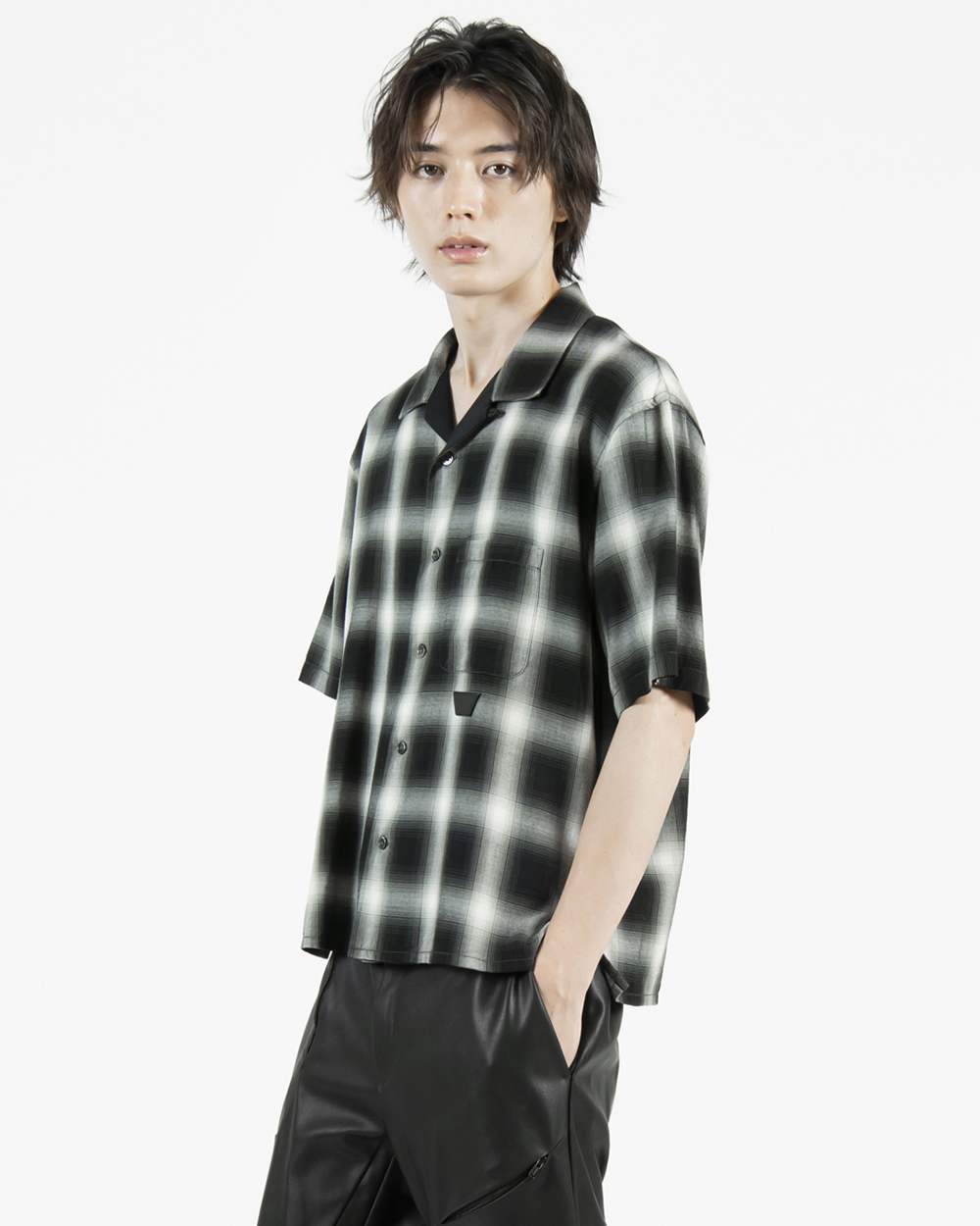 OMBRE SHIRT CR 詳細画像 Black 2
