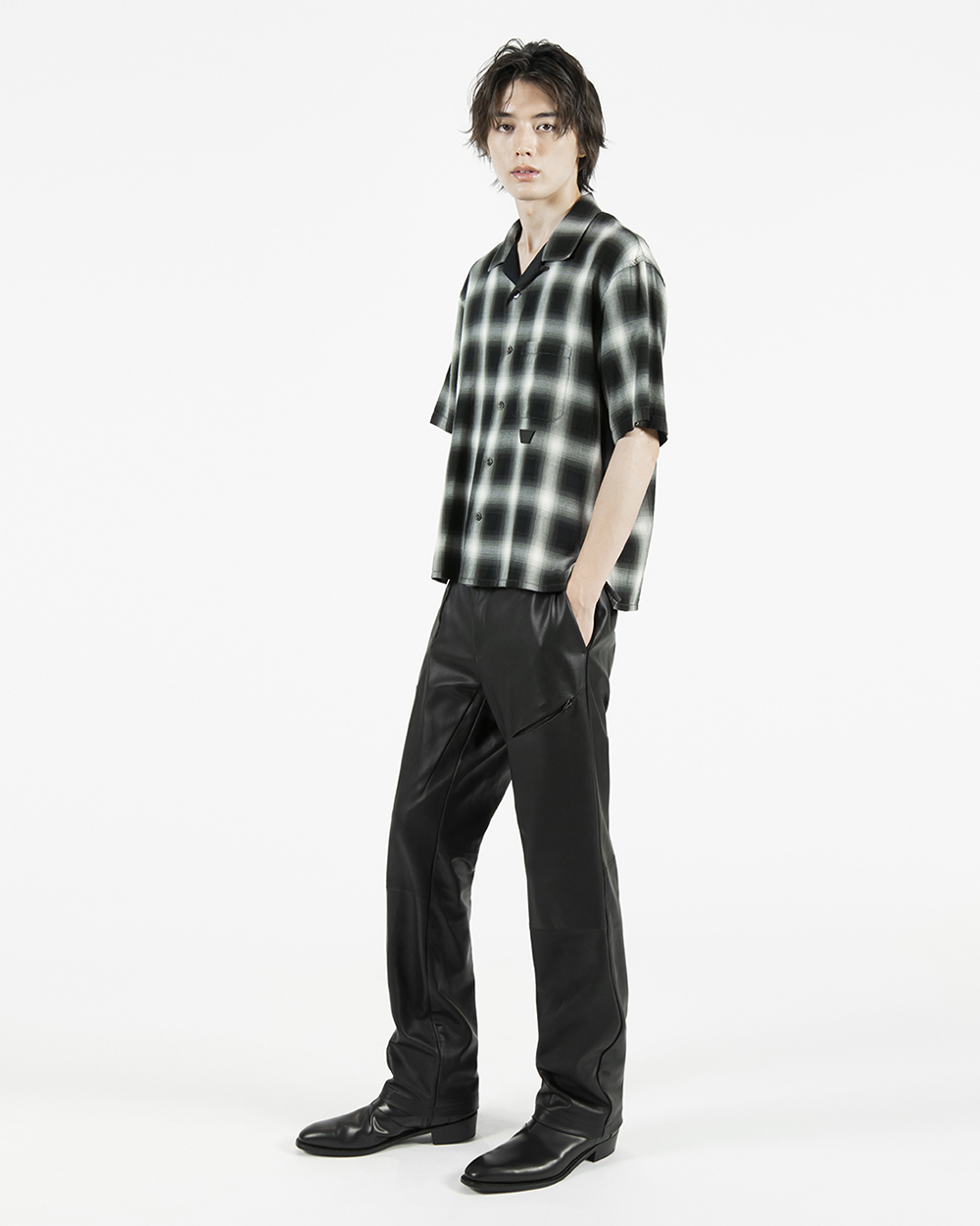 OMBRE SHIRT CR 詳細画像 Black 6