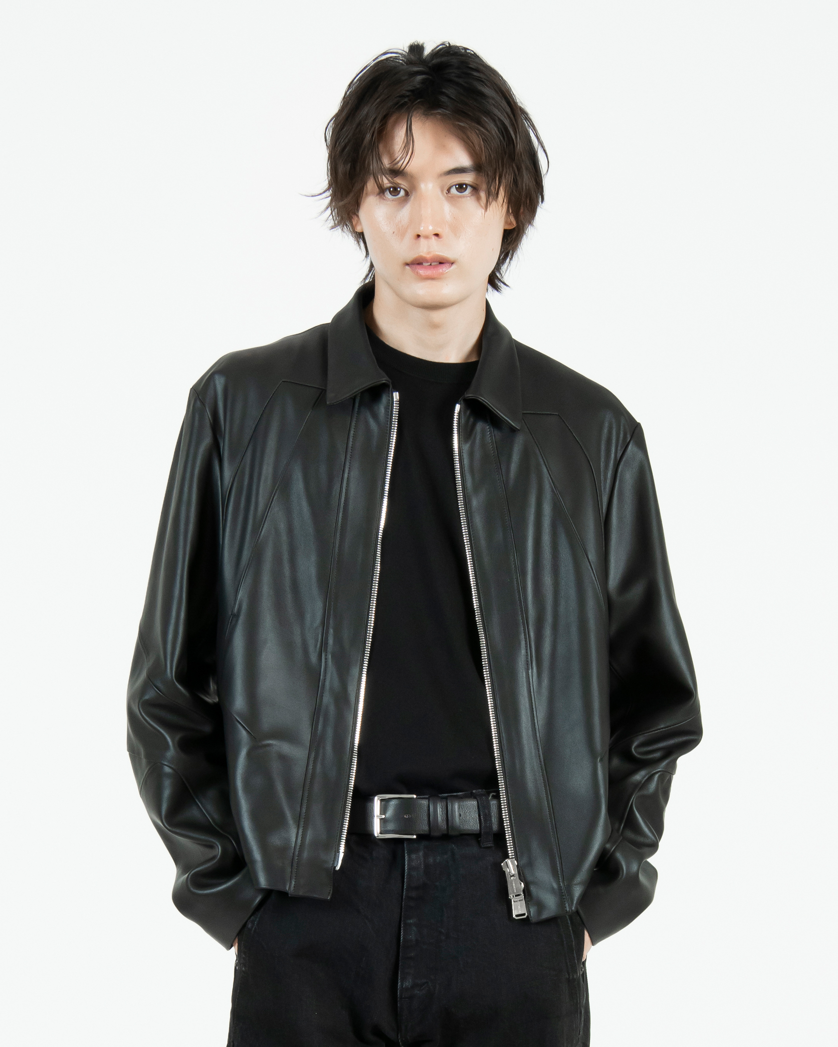 LEATHER BELT 詳細画像 Black 2