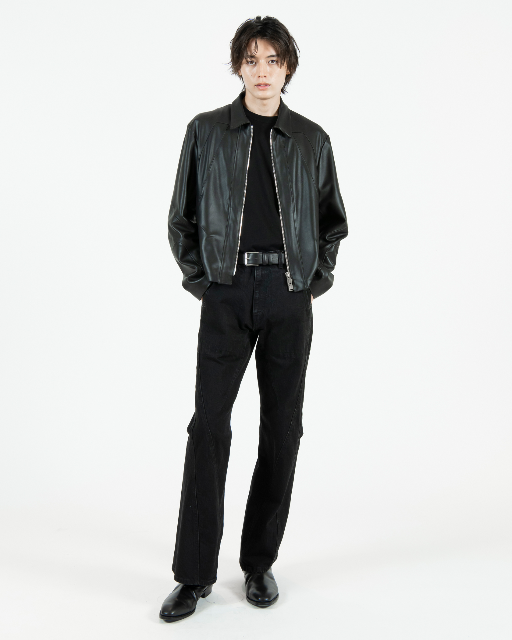 LEATHER BELT 詳細画像 Black 3