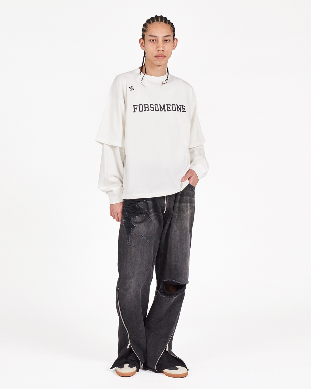 LL LAYERED TEE 詳細画像 O.White 1