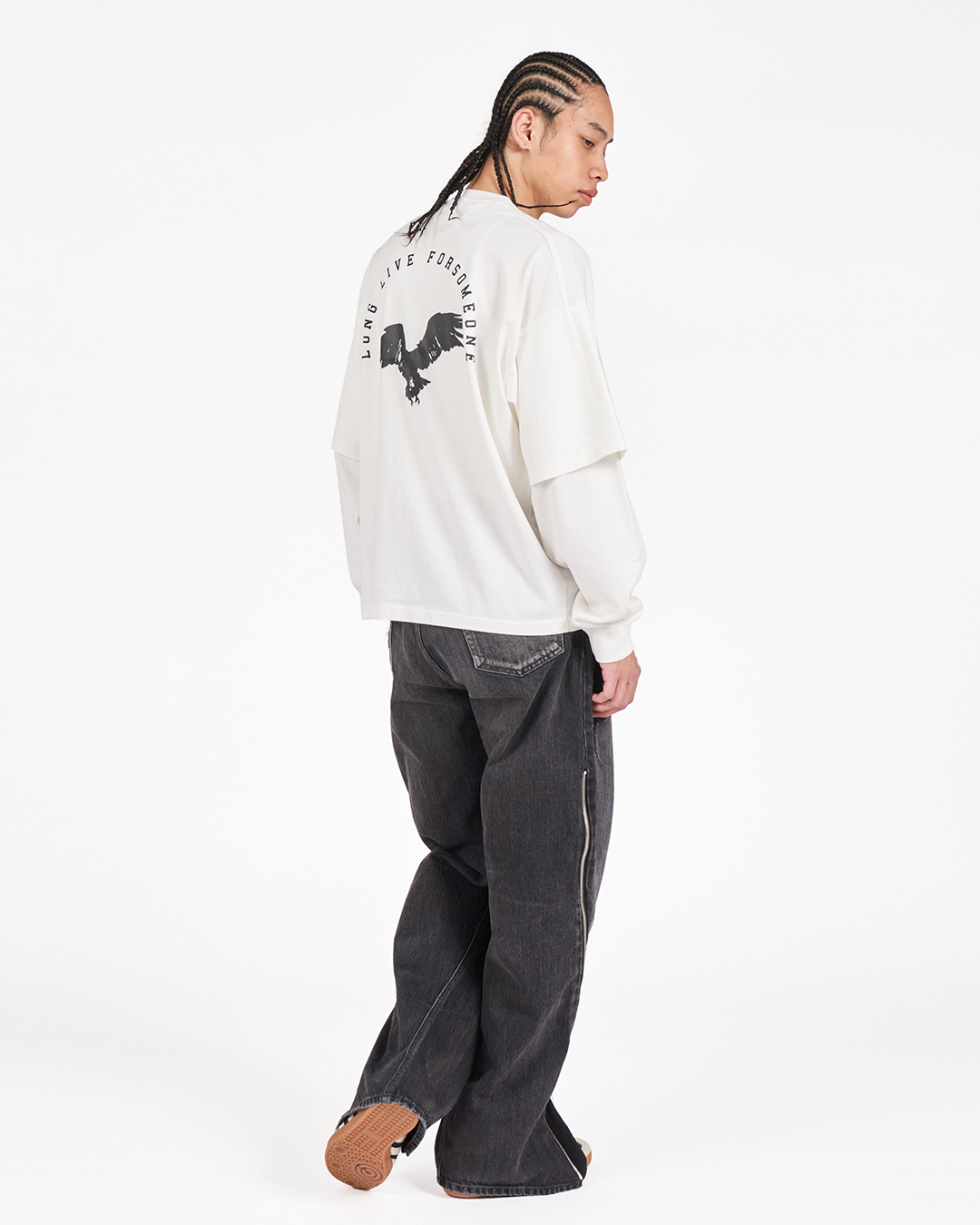 LL LAYERED TEE 詳細画像 O.White 2