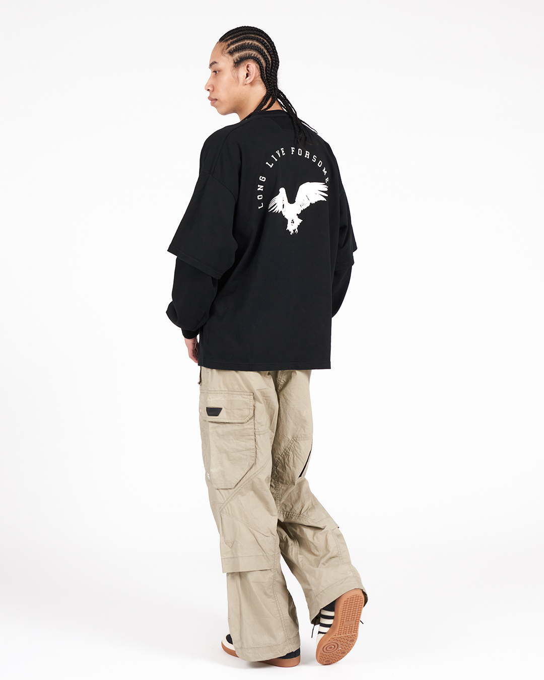 LL LAYERED TEE 詳細画像 O.White 5