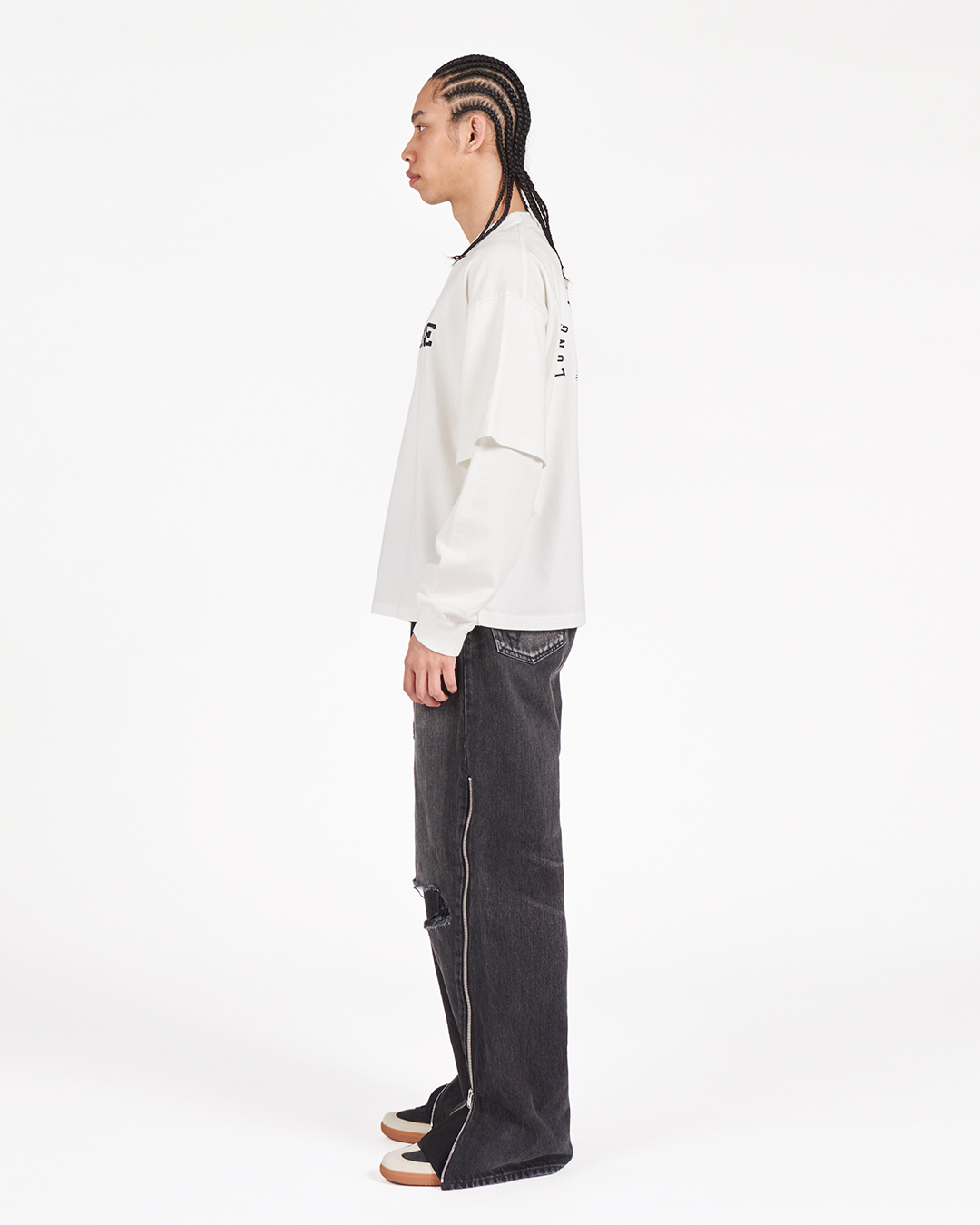 LL LAYERED TEE 詳細画像 O.White 7