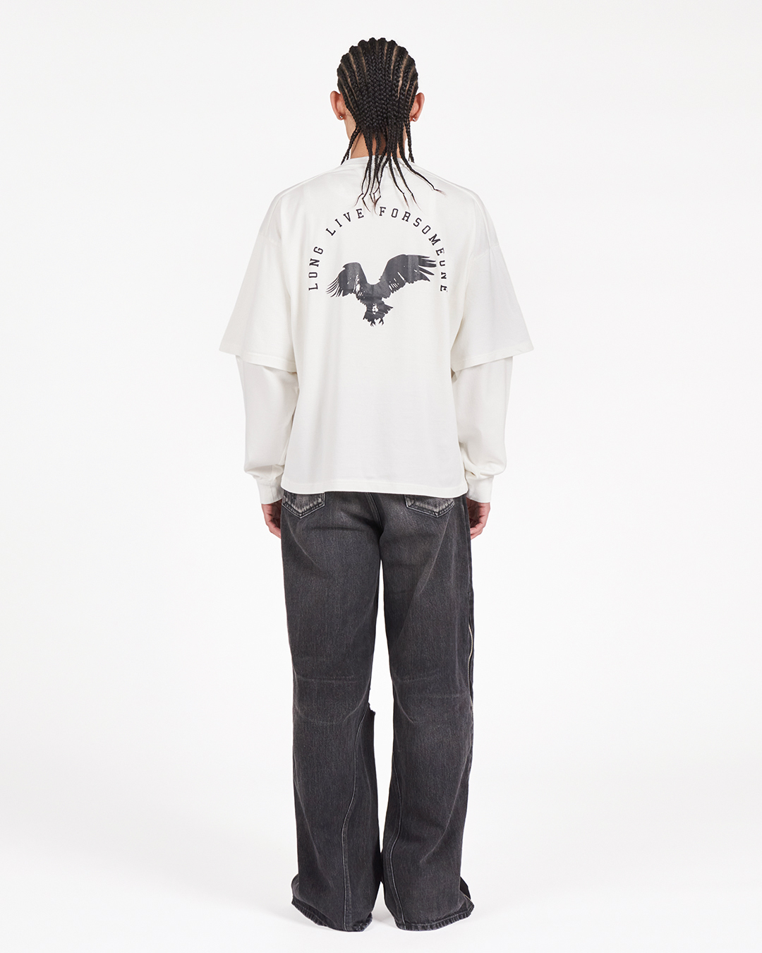 LL LAYERED TEE 詳細画像 O.White 8