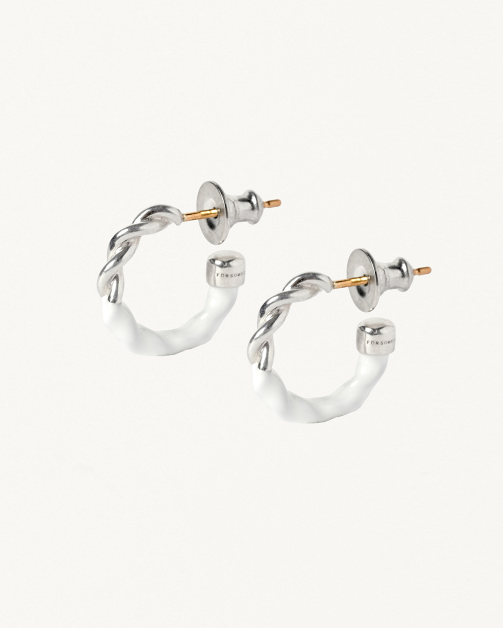 FRENCH CRULLER TWIST EARRINGS SILVER 詳細画像 Silver 1
