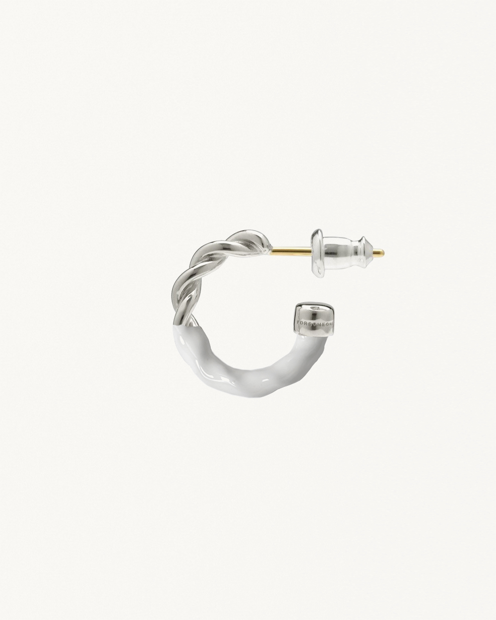 FRENCH CRULLER TWIST EARRINGS SILVER 詳細画像 Silver 2