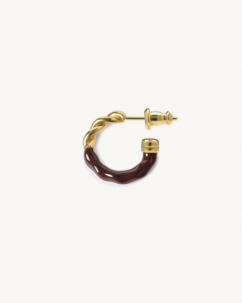 FRENCH CRULLER TWIST EARRINGS GOLD 詳細画像 Gold 2
