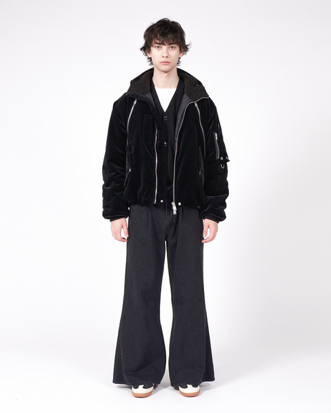 HOODED BOMBER JACKET 詳細画像