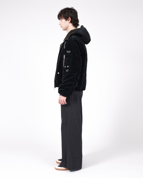 HOODED BOMBER JACKET 詳細画像