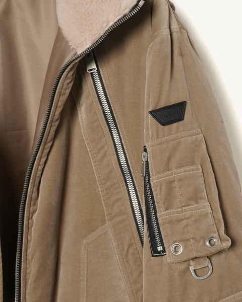 HOODED BOMBER JACKET 詳細画像
