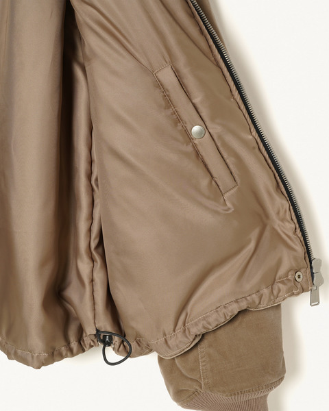 HOODED BOMBER JACKET 詳細画像