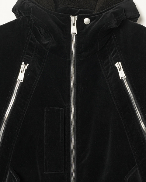 HOODED BOMBER JACKET 詳細画像