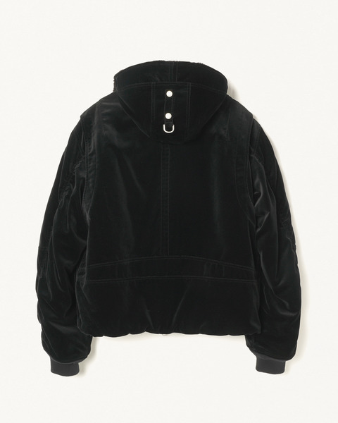 HOODED BOMBER JACKET 詳細画像