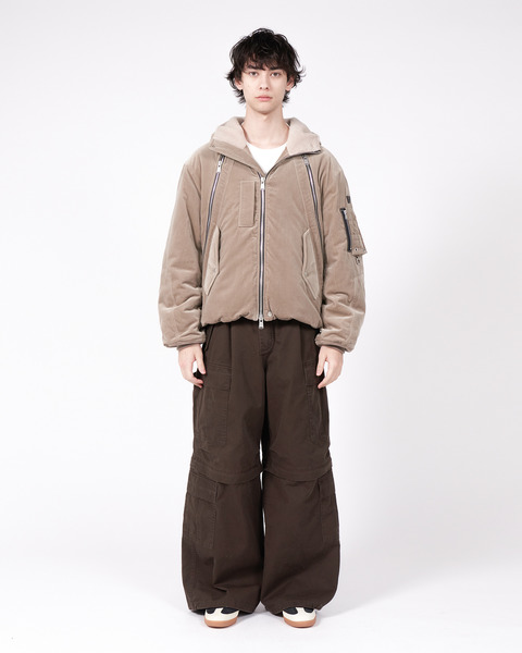HOODED BOMBER JACKET 詳細画像