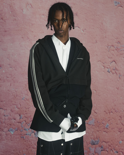 LAYERED SWEAT HOODIE 詳細画像