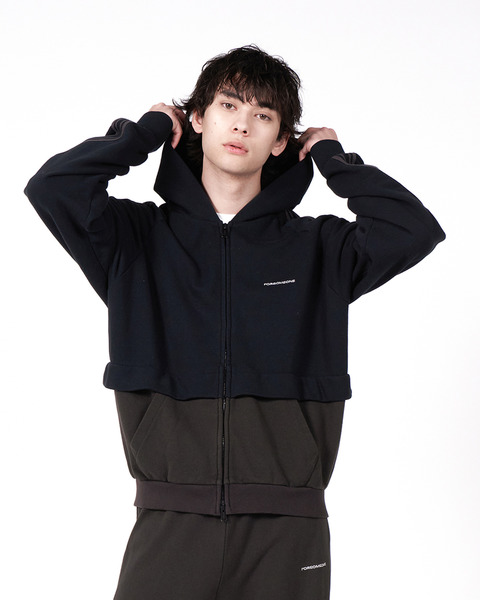 LAYERED SWEAT HOODIE 詳細画像
