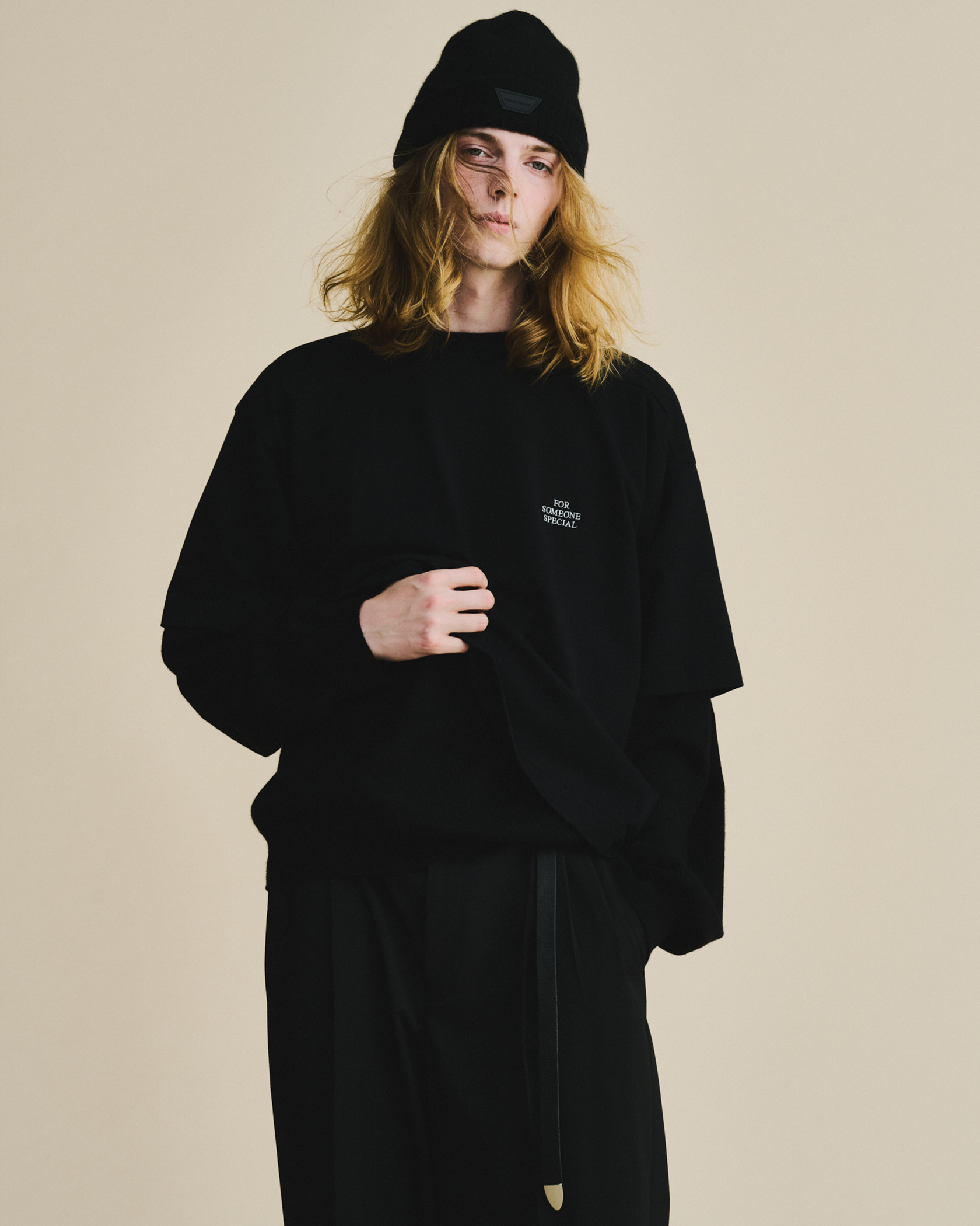 CASHMERE KNIT BEANIE 詳細画像 Black 1