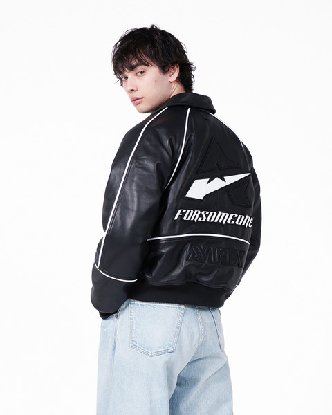 AVIREX LEATHER JACKET 詳細画像