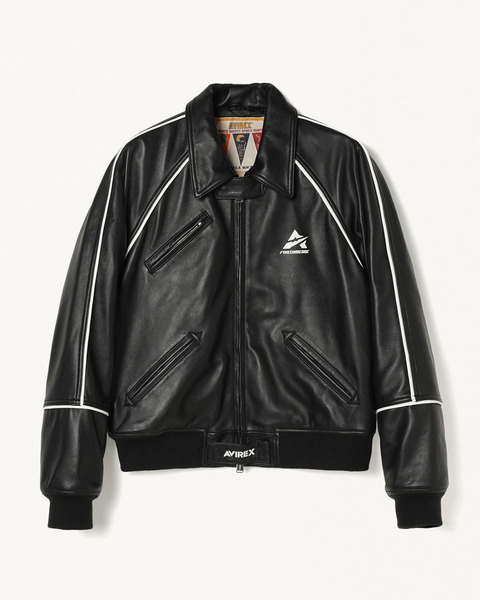 AVIREX LEATHER JACKET 詳細画像